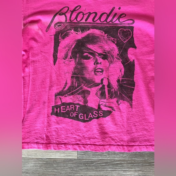 Daydreamer Blondie Heart of Glass Pink Graphic Tee Small - Picture 3 of 7